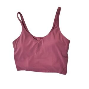 Lululemon Align Tank Top Light‎ Support Mauve Rose Athleisure SIZE 10